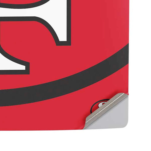 NFL San Francisco 49ers Retro Logo PS5 Pro Disk Console Skin