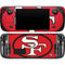 NFL San Francisco 49ers Retro Logo Steam Deck Handheld Gaming Computer OLED Skin