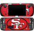 NFL San Francisco 49ers Retro Logo Steam Deck Handheld Gaming Computer OLED Skin