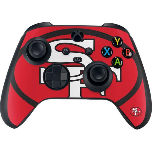 NFL San Francisco 49ers Retro Logo Xbox Series X Bundle Skin