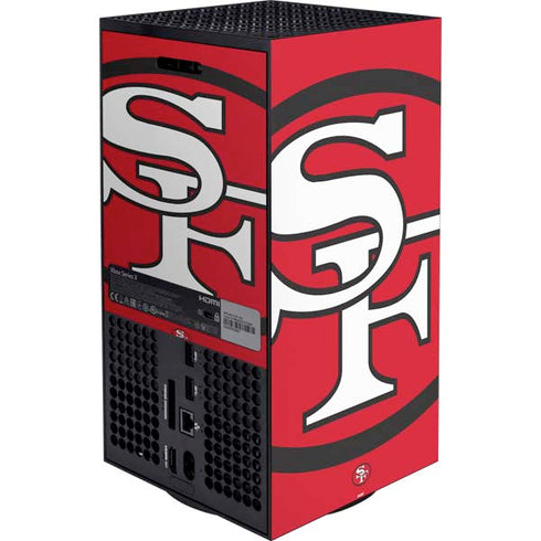 NFL San Francisco 49ers Retro Logo XBox Series X Digital Edition Bundle Skin