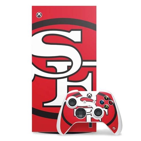 NFL San Francisco 49ers Retro Logo Xbox Series X Skins