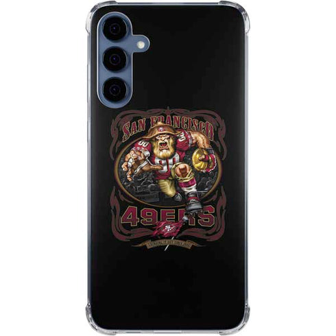 Liquid Blue NFL San Francisco 49ers Running Back Galaxy A55 5G Clear Case