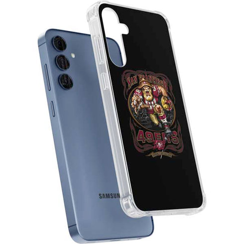 Liquid Blue NFL San Francisco 49ers Running Back Galaxy A55 5G Clear Case
