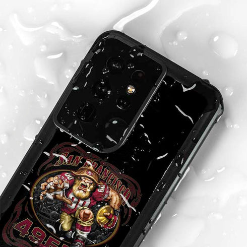 Liquid Blue NFL San Francisco 49ers Running Back Galaxy S24 Ultra Waterproof Case