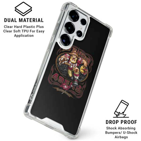 Liquid Blue NFL San Francisco 49ers Running Back Galaxy S25 Ultra Clear Case