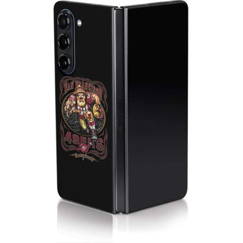 Liquid Blue NFL San Francisco 49ers Running Back Galaxy Z Fold5 5G Skin