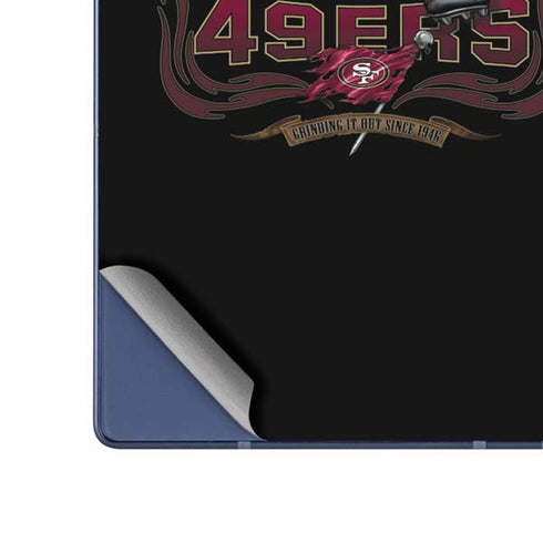 Liquid Blue NFL San Francisco 49ers Running Back Galaxy Z Fold6 Skin