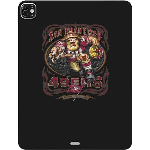 Liquid Blue NFL San Francisco 49ers Running Back iPad Pro 13in M4 (2024) Skin