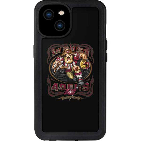 Liquid Blue NFL San Francisco 49ers Running Back iPhone 15 Plus Waterproof Case