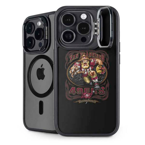 Liquid Blue NFL San Francisco 49ers Running Back iPhone 15 Pro Max Kickstand Case