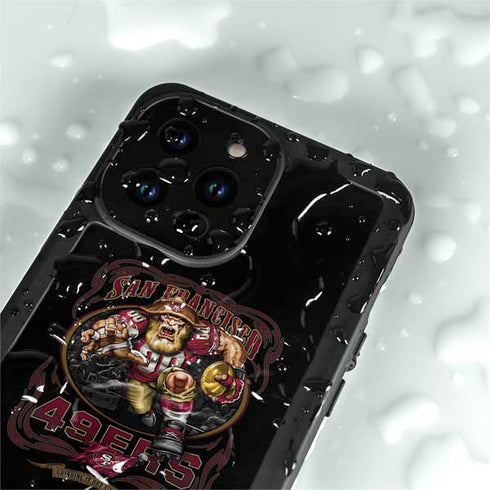 Liquid Blue NFL San Francisco 49ers Running Back iPhone 15 Pro Waterproof Case