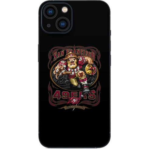Liquid Blue NFL San Francisco 49ers Running Back iPhone 15 Skin