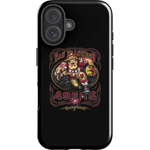 Liquid Blue NFL San Francisco 49ers Running Back iPhone 16 Plus Impact Case