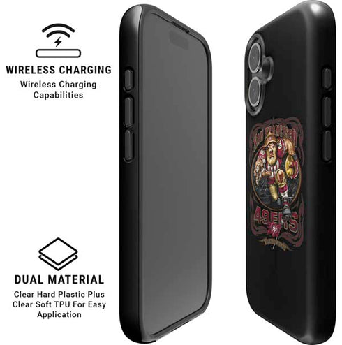 Liquid Blue NFL San Francisco 49ers Running Back iPhone 16 Plus Magsafe Impact Case