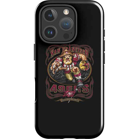Liquid Blue NFL San Francisco 49ers Running Back iPhone 16 Pro Impact Case