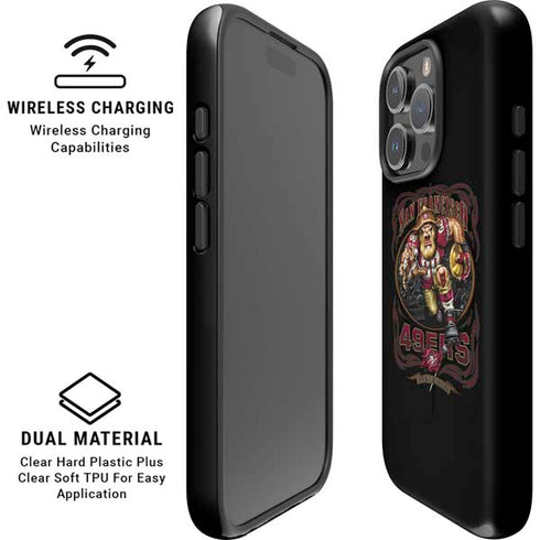 Liquid Blue NFL San Francisco 49ers Running Back iPhone 16 Pro Max Magsafe Impact Case