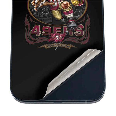 Liquid Blue NFL San Francisco 49ers Running Back iPhone 16 Skin