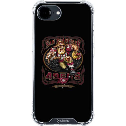 Liquid Blue NFL San Francisco 49ers Running Back iPhone 16e Clear Case