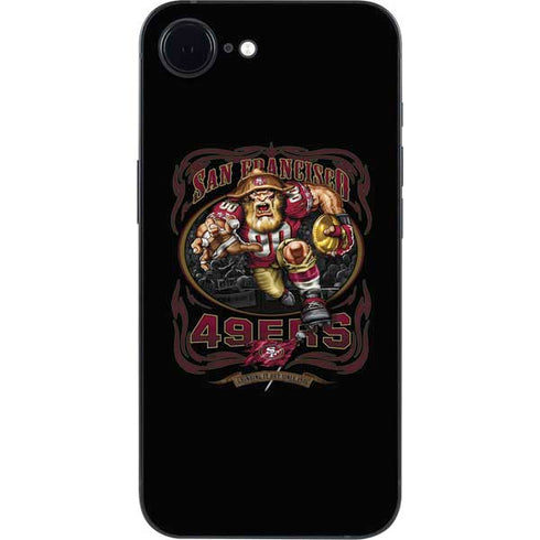 Liquid Blue NFL San Francisco 49ers Running Back iPhone 16e Skin