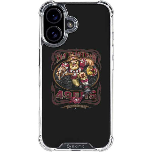 Liquid Blue NFL San Francisco 49ers Running Back iPhone 17 Clear Case