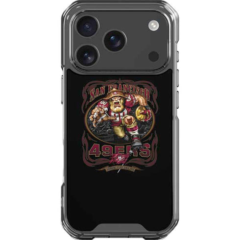 Liquid Blue NFL San Francisco 49ers Running Back iPhone 18 Pro Clear Case