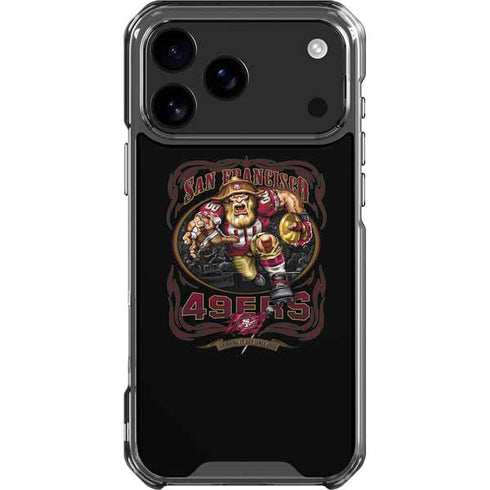 Liquid Blue NFL San Francisco 49ers Running Back iPhone 18 Pro Max Clear Case