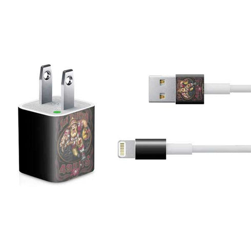 Liquid Blue NFL San Francisco 49ers Running Back iPhone Charger (5W USB) Skin