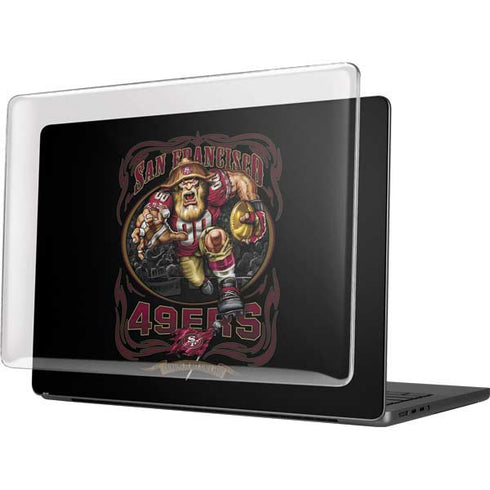 Liquid Blue NFL San Francisco 49ers Running Back MacBook Pro 14in (2021-24) Case plus Skin