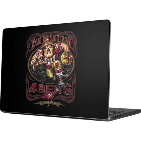 Liquid Blue NFL San Francisco 49ers Running Back Apple MacBook Pro 14-inch Skin