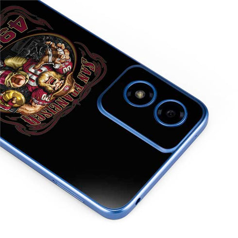 Liquid Blue NFL San Francisco 49ers Running Back Moto G Play 4G (2024) Skin