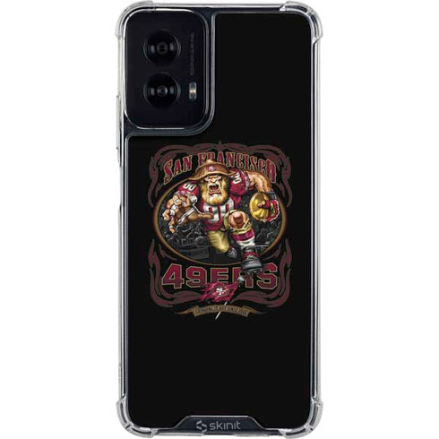 Liquid Blue NFL San Francisco 49ers Running Back Moto G Power 5G (2024) Clear Case
