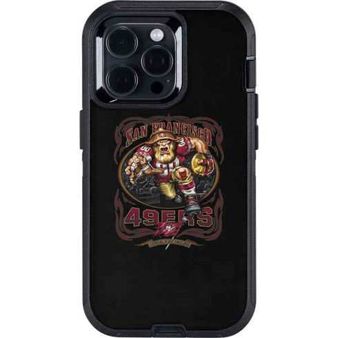 Liquid Blue NFL San Francisco 49ers Running Back Otterbox Defender iPhone Skin