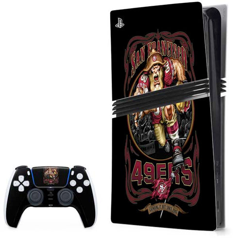 Liquid Blue NFL San Francisco 49ers Running Back PlayStation PS5 Skins