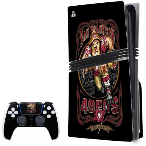 Liquid Blue NFL San Francisco 49ers Running Back PlayStation PS5 Skins