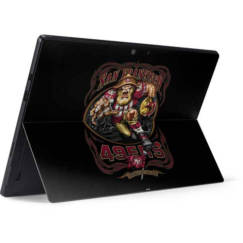 Liquid Blue NFL San Francisco 49ers Running Back Surface Pro 7 Skin