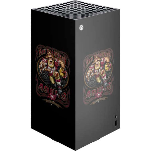Liquid Blue NFL San Francisco 49ers Running Back XBox Series X Digital Edition Console Skin