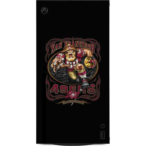 Liquid Blue NFL San Francisco 49ers Running Back XBox Series X Digital Edition Console Skin