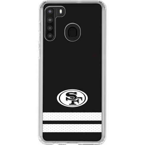 NFL San Francisco 49ers Shutout Galaxy A21 Clear Case