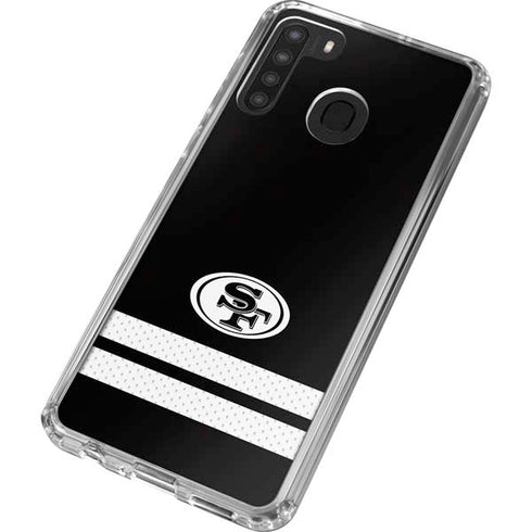NFL San Francisco 49ers Shutout Galaxy A21 Clear Case