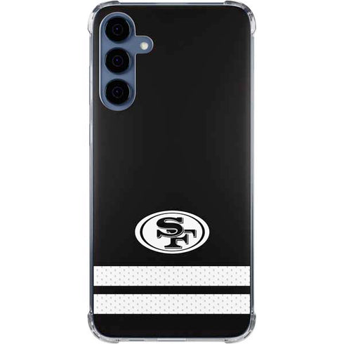 NFL San Francisco 49ers Shutout Galaxy A55 5G Clear Case