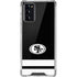 NFL San Francisco 49ers Shutout Galaxy Note20 5G Clear Case