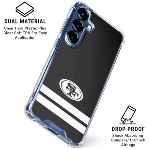 NFL San Francisco 49ers Shutout Galaxy S25 Plus Clear Case