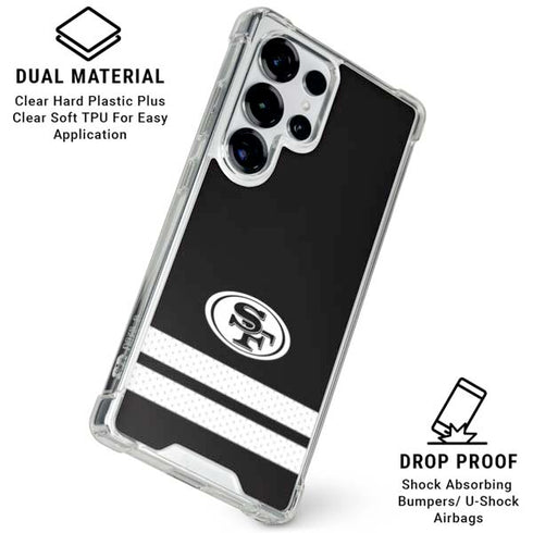 NFL San Francisco 49ers Shutout Galaxy S25 Ultra Clear Case
