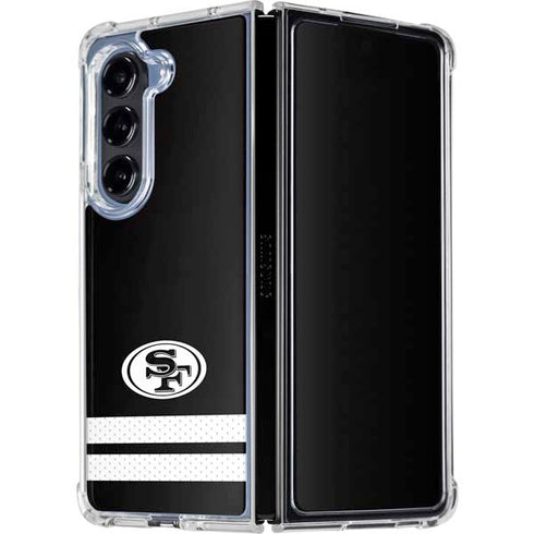 NFL San Francisco 49ers Shutout Galaxy Z Fold5 5G Clear Case