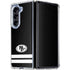 NFL San Francisco 49ers Shutout Galaxy Z Fold5 5G Clear Case