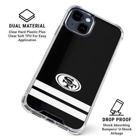 NFL San Francisco 49ers Shutout iPhone 15 Clear Case