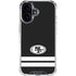 NFL San Francisco 49ers Shutout iPhone 16 Clear Case