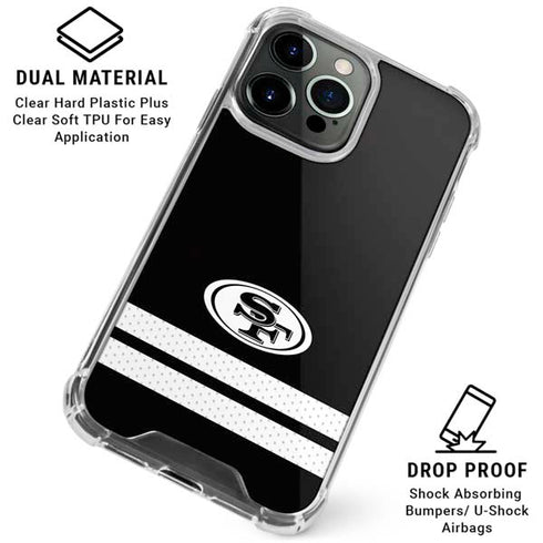 NFL San Francisco 49ers Shutout iPhone 16 Pro Max Clear Case