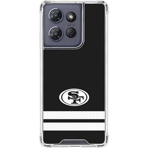 NFL San Francisco 49ers Shutout Moto G Stylus 5G (2025) Clear Case